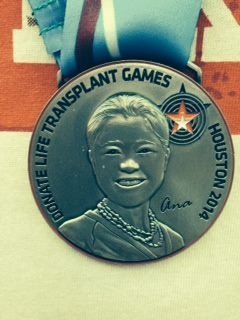 Donate Life Transplant Games Medal