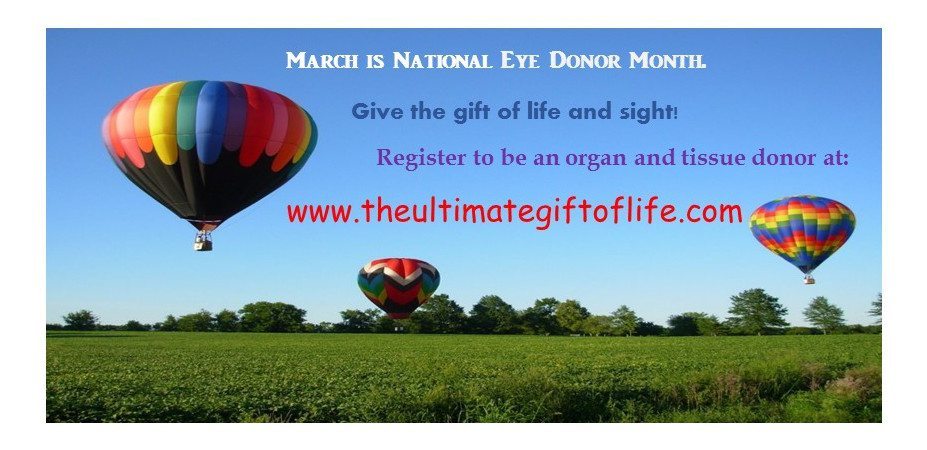 March is National Eye Donor Month