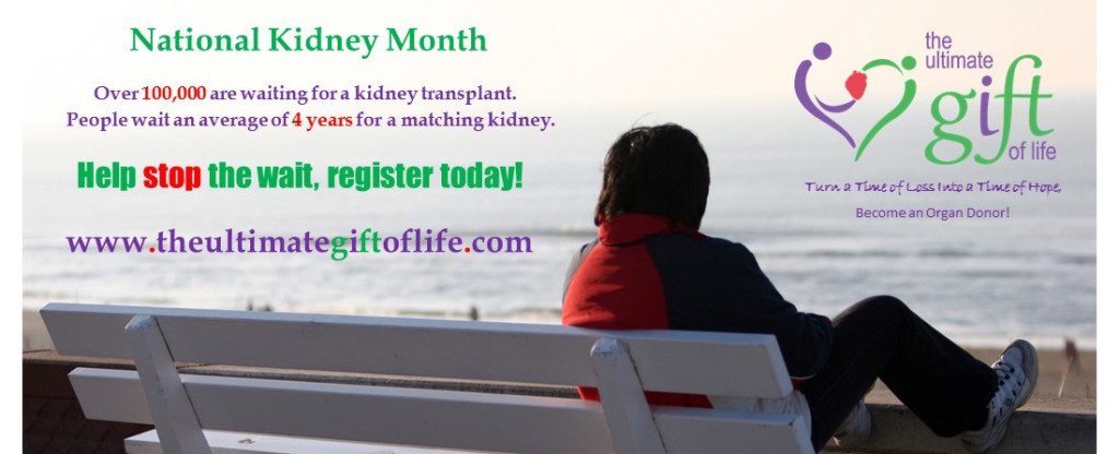 March is Kidney Donor Month